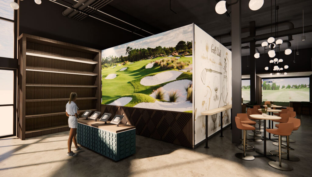 how much space do you need for a golf simulator