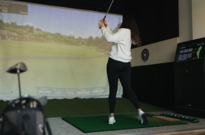 garage golf simulator