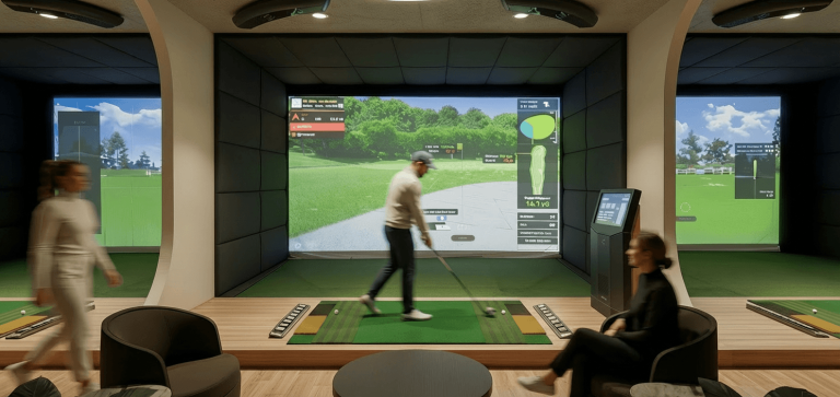 Putting Practice on a Golf Simulator